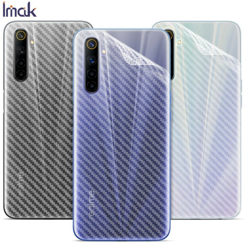 Ryggskyddsfilm För Realme 6 Style Carbon Imak