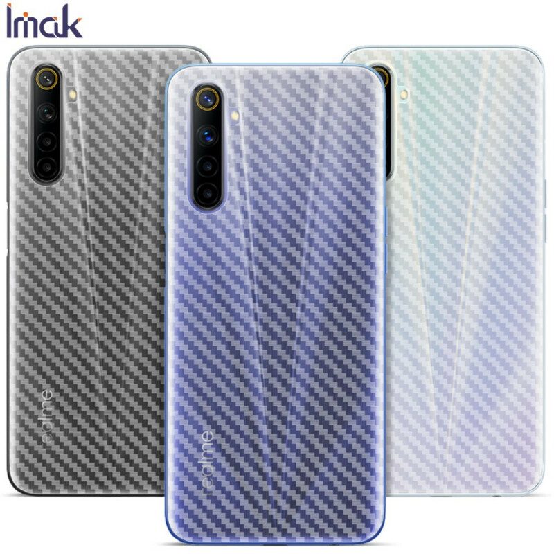 Ryggskyddsfilm För Realme 6 Style Carbon Imak