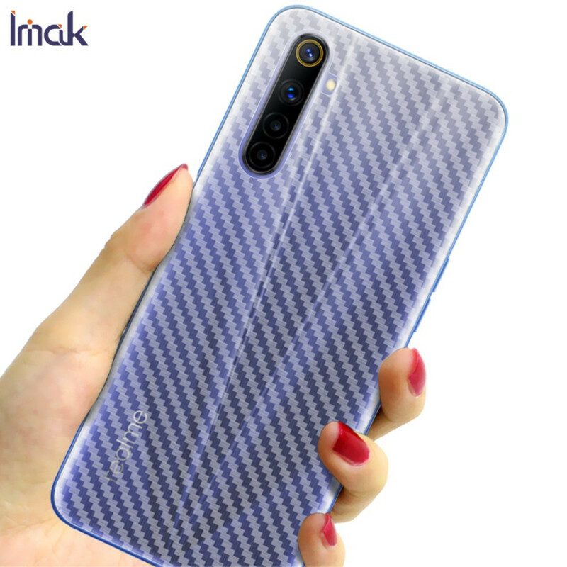 Ryggskyddsfilm För Realme 6 Style Carbon Imak