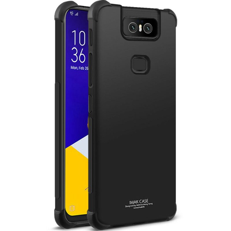 Skal För Asus ZenFone 6 Flexibel Silikon Med Film För Imak-skärm