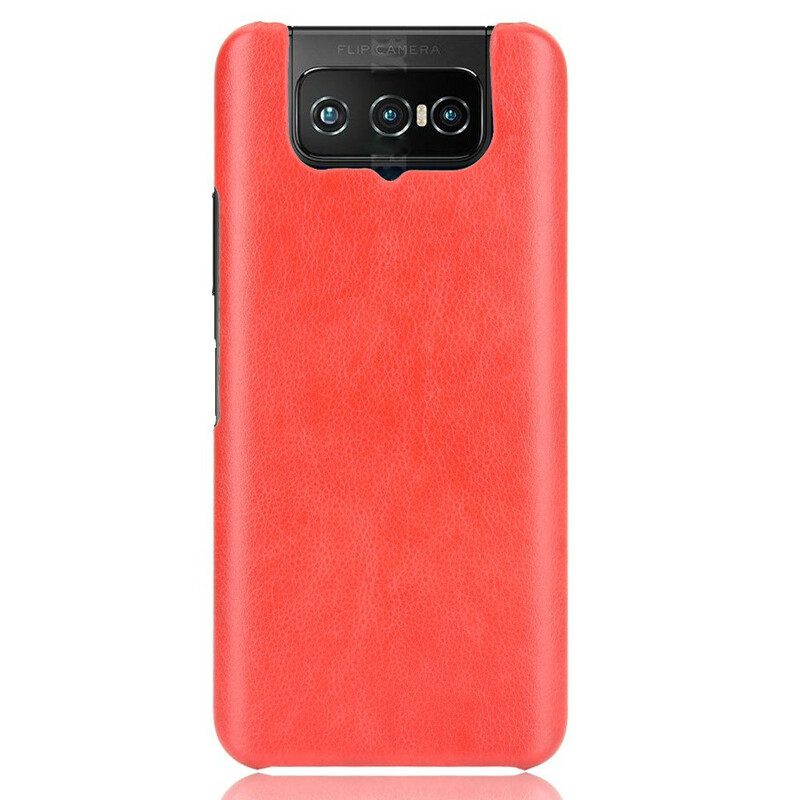 Skal För Asus Zenfone 7 / 7 Pro Lichi-lädereffekt