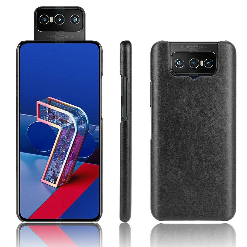 Skal För Asus Zenfone 7 / 7 Pro Lichi-lädereffekt