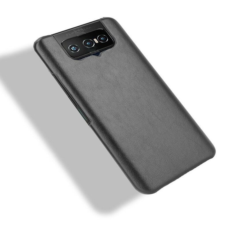 Skal För Asus Zenfone 7 / 7 Pro Lichi-lädereffekt