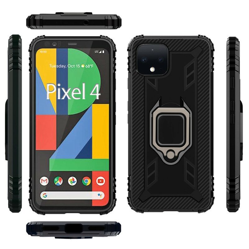 Skal För Google Pixel 4 Ring Och Kolfiber