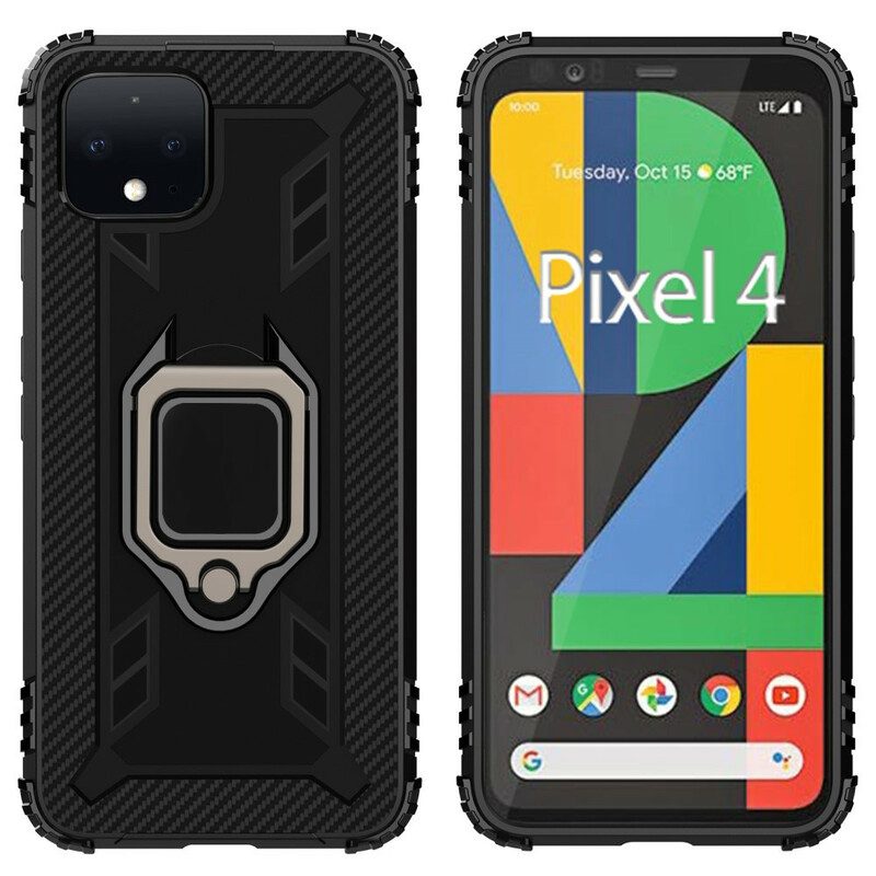 Skal För Google Pixel 4 Ring Och Kolfiber