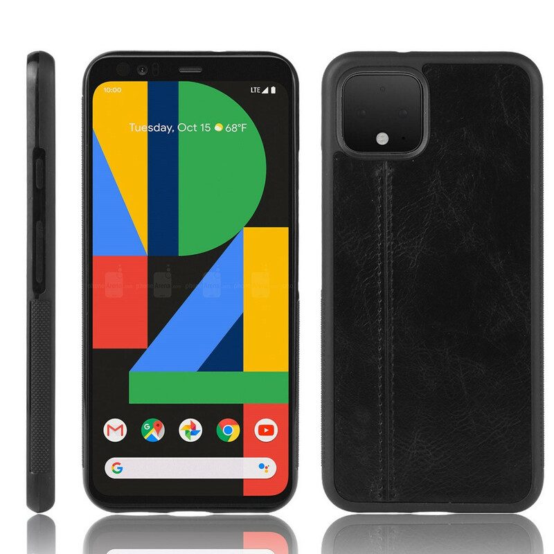 Skal För Google Pixel 4 Sömlädereffekt