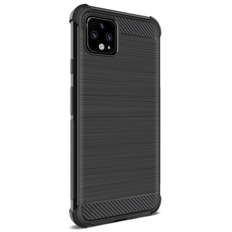 Skal För Google Pixel 4 XL Imak Borstad Kolfiber