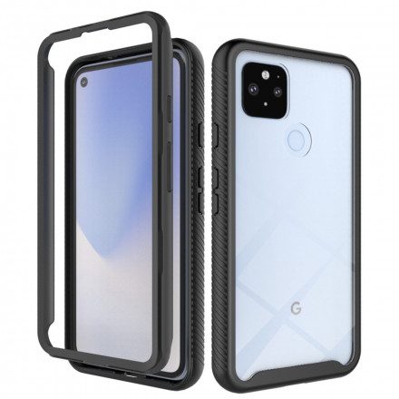 Skal För Google Pixel 4A 5G Hybrid Fasade Kanter