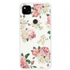 Skal För Google Pixel 4a Frihetsblommor