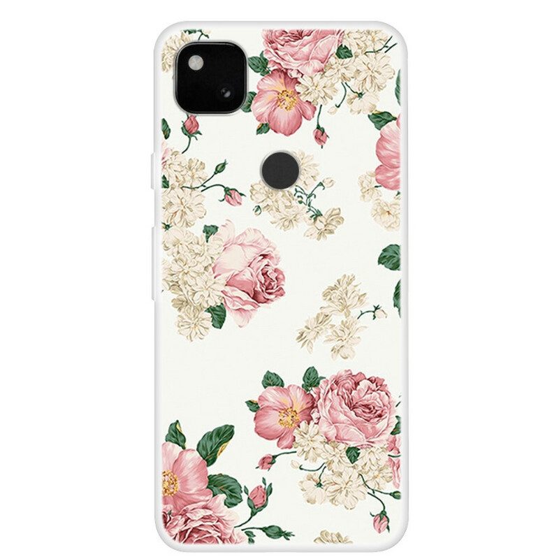 Skal För Google Pixel 4a Frihetsblommor