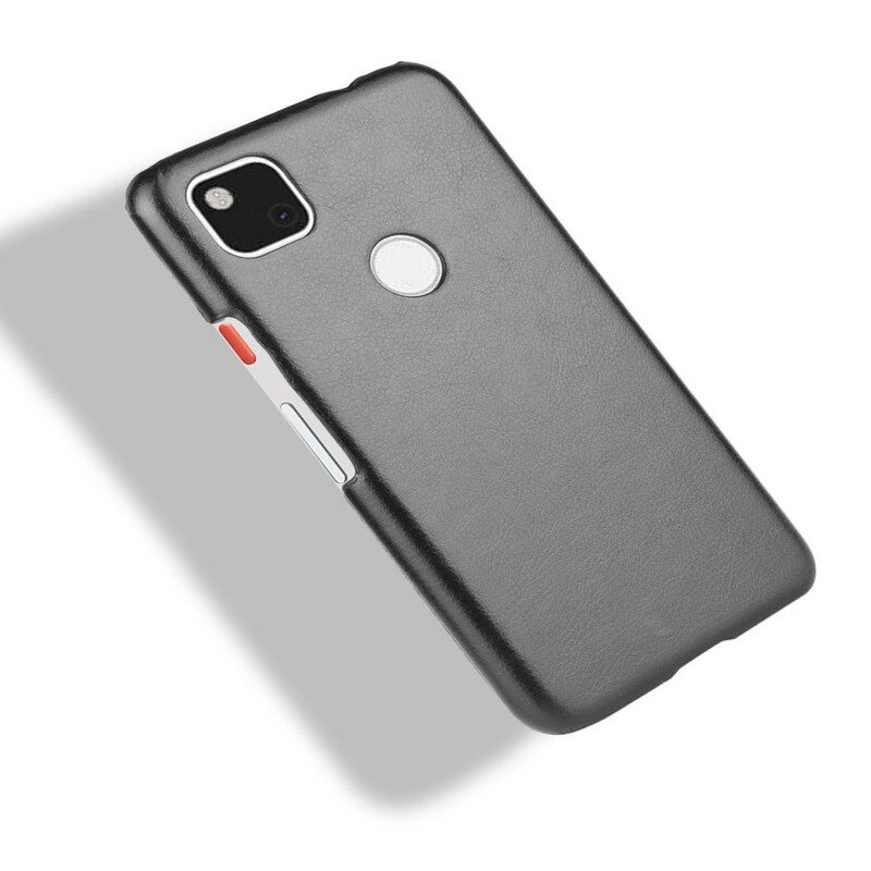 Skal För Google Pixel 4a Performance Litchi Lädereffekt