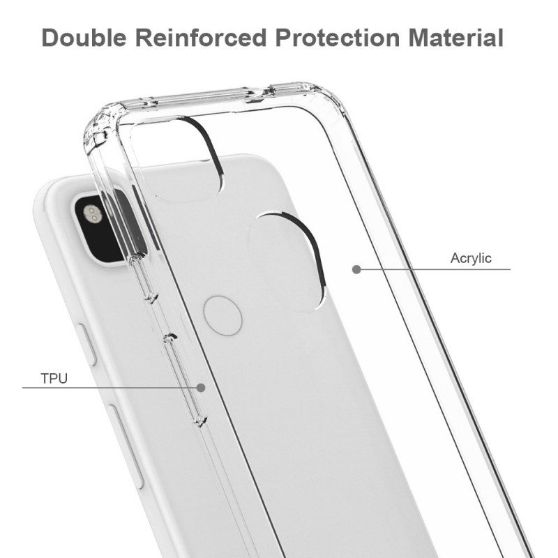 Skal För Google Pixel 4a Transparent Och Akryl