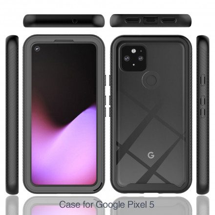 Skal För Google Pixel 5 Hybrid Fasade Kanter