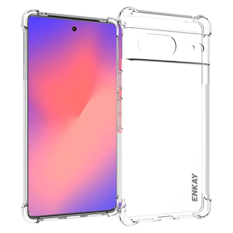 Skal För Google Pixel 7 Transparent Enkay