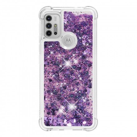 Skal För Moto G10 / G30 Desire Glitter