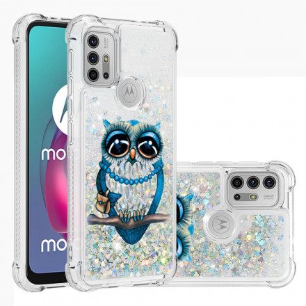 Skal För Moto G10 / G30 Fröken Glitteruggla