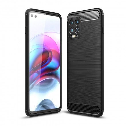 Skal För Moto G100 Borstad Kolfiber