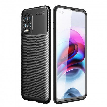 Skal För Moto G100 Kolfiberstruktur Flexibel