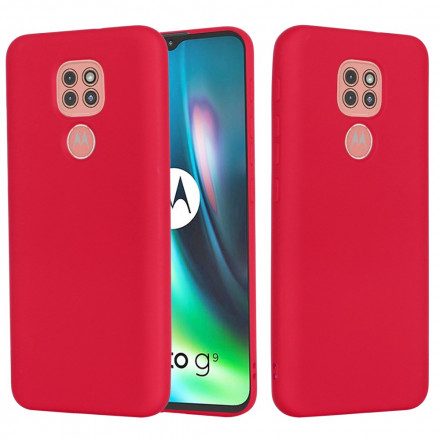 Skal För Moto G9 Play Flytande Silikondesign Med Snodd