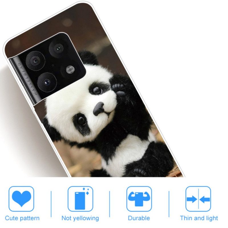 Skal För OnePlus 10 Pro 5G Flexibel Panda