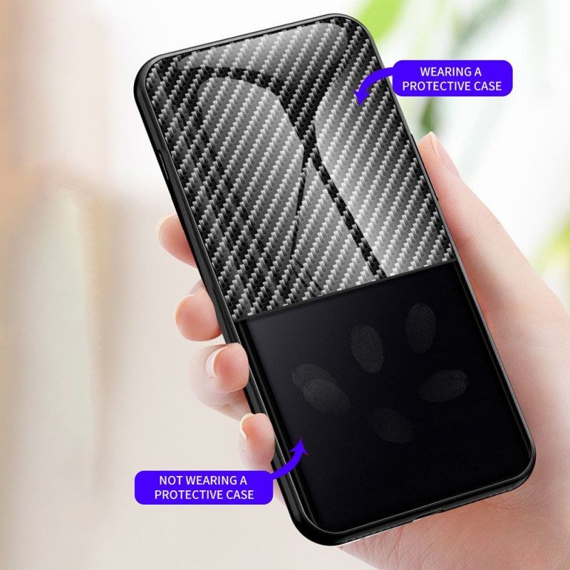 Skal För OnePlus 10 Pro 5G Kolfiberhärdat Glas