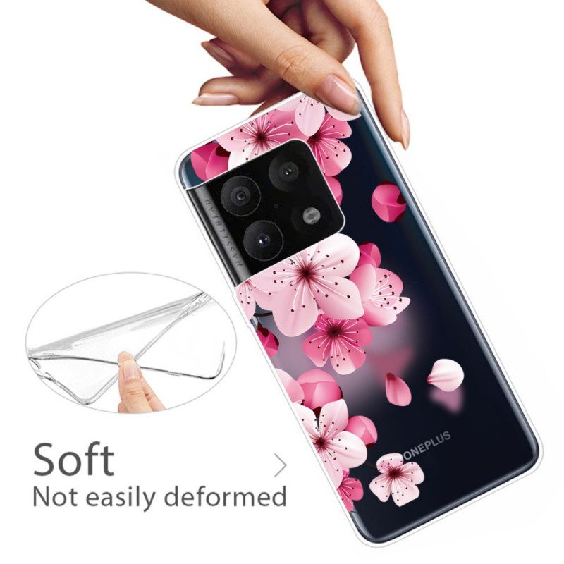 Skal För OnePlus 10 Pro 5G Ren Rosa Blomma