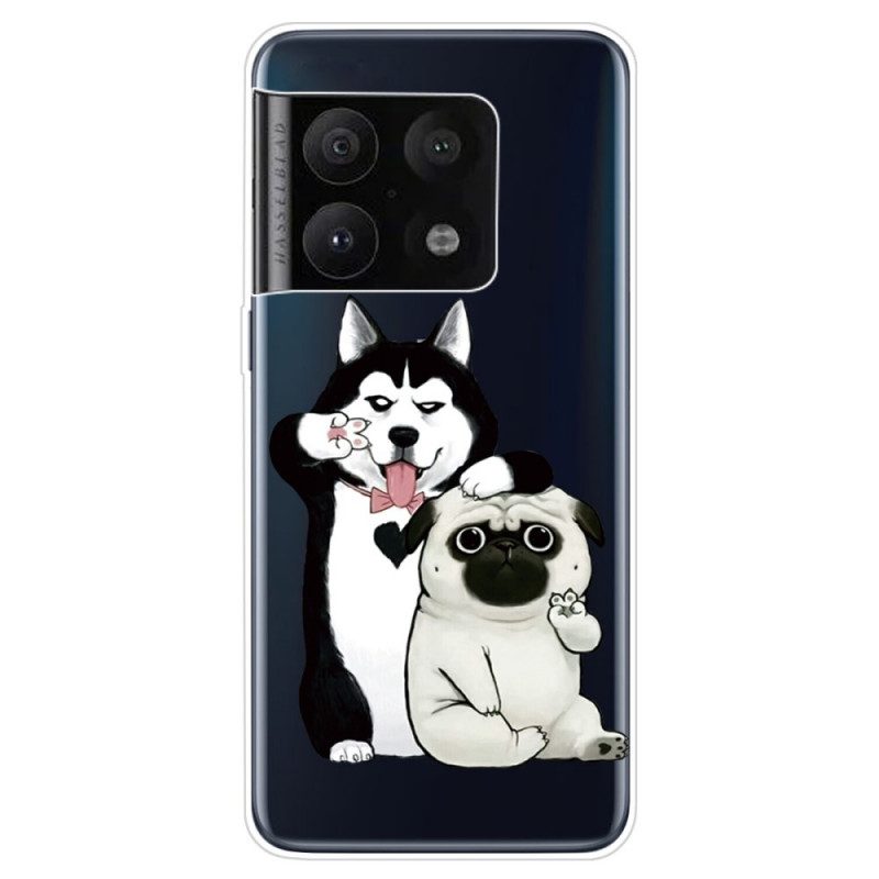 Skal För OnePlus 10 Pro 5G Roliga Hundar