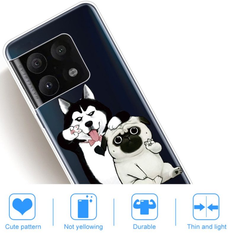 Skal För OnePlus 10 Pro 5G Roliga Hundar