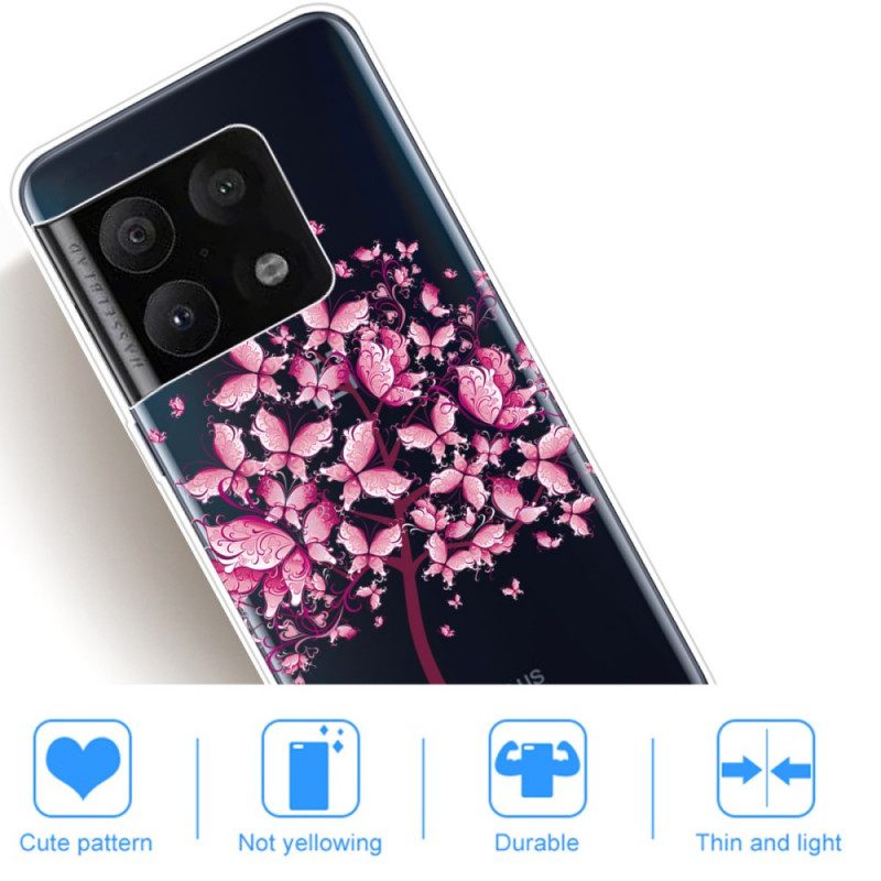 Skal För OnePlus 10 Pro 5G Rosa Trädtopp