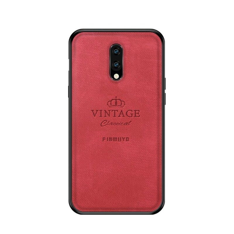 Skal För OnePlus 7 Äderlig Vintage Pinwuyo