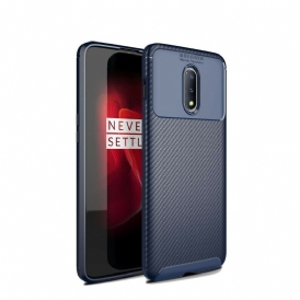 Skal För OnePlus 7 Flexibel Kolfiberstruktur