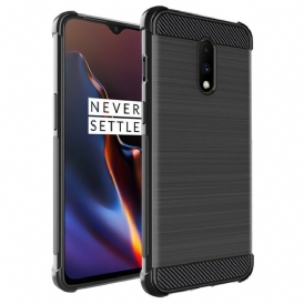 Skal För OnePlus 7 Imak Borstad Kolfiber