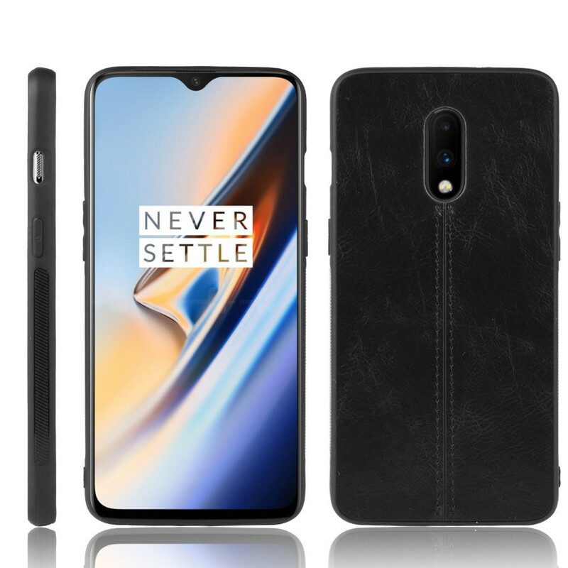 Skal För OnePlus 7 Sömlädereffekt