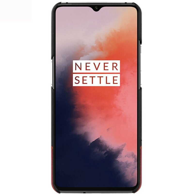 Skal För OnePlus 7T Imak Ruiyi Series Lädereffekt