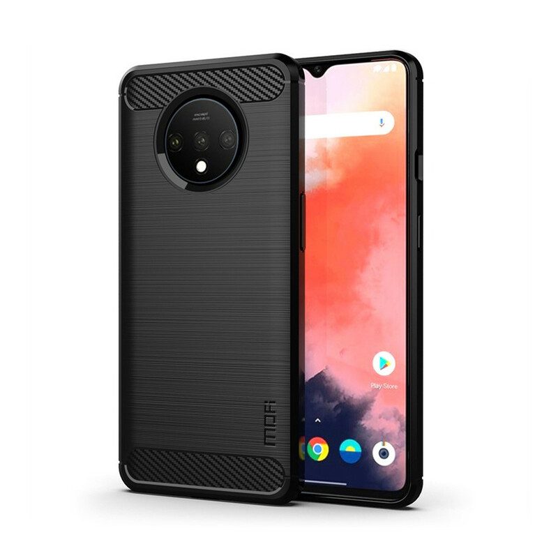 Skal För OnePlus 7T Mofi Borstad Kolfiber