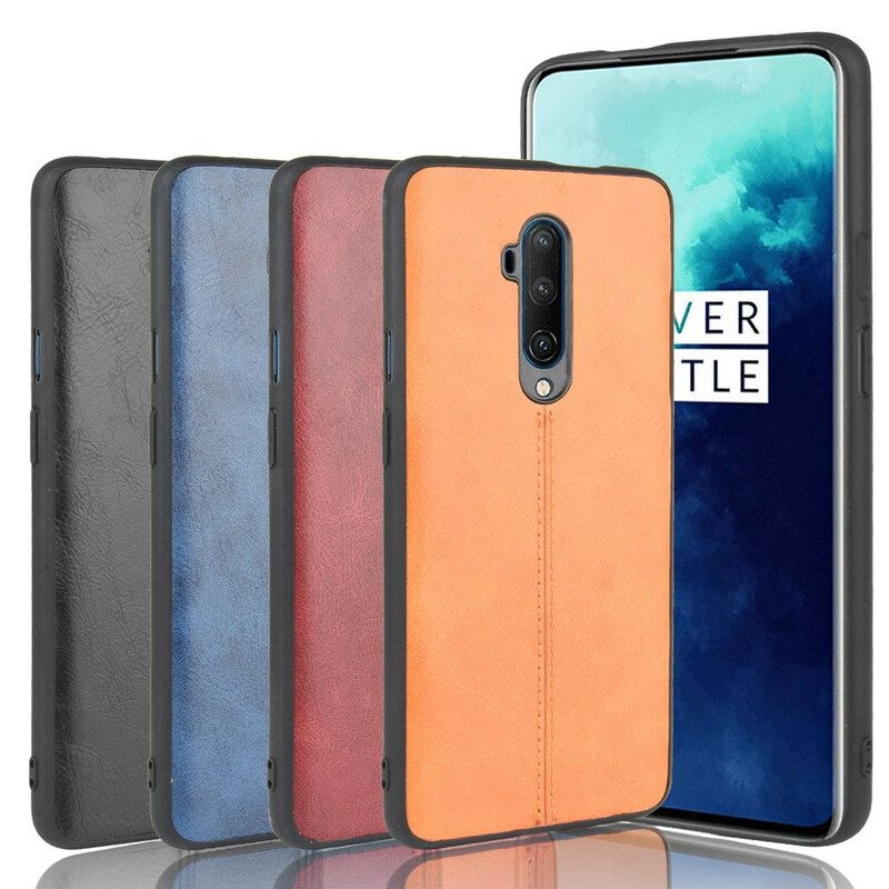 Skal För OnePlus 7T Pro Sömlädereffekt