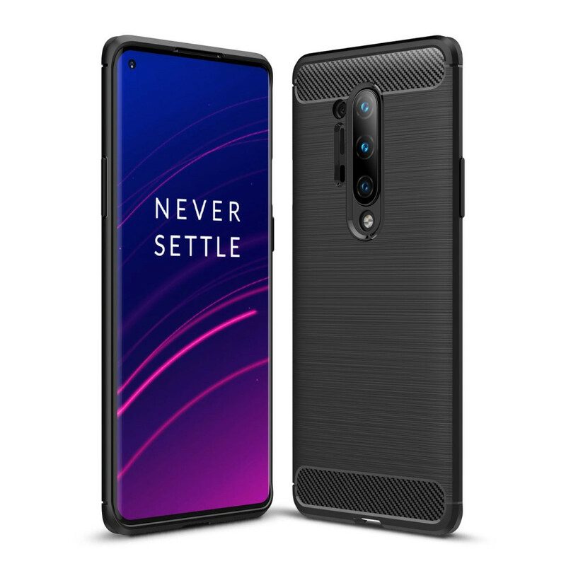 Skal För OnePlus 8 Pro Borstad Kolfiber