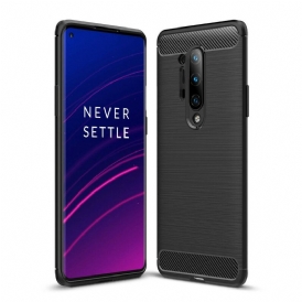 Skal För OnePlus 8 Pro Borstad Kolfiber