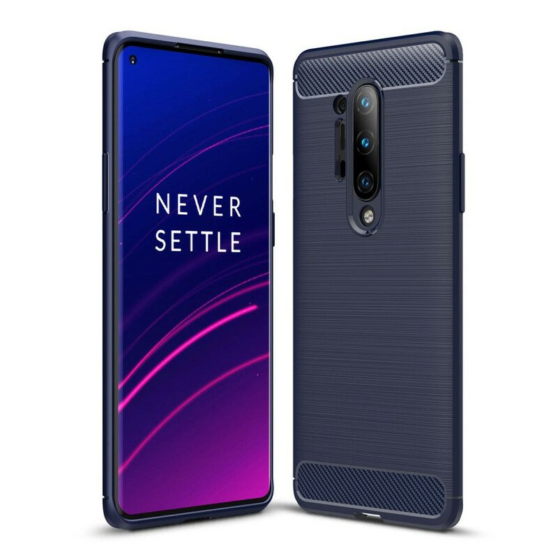 Skal För OnePlus 8 Pro Borstad Kolfiber