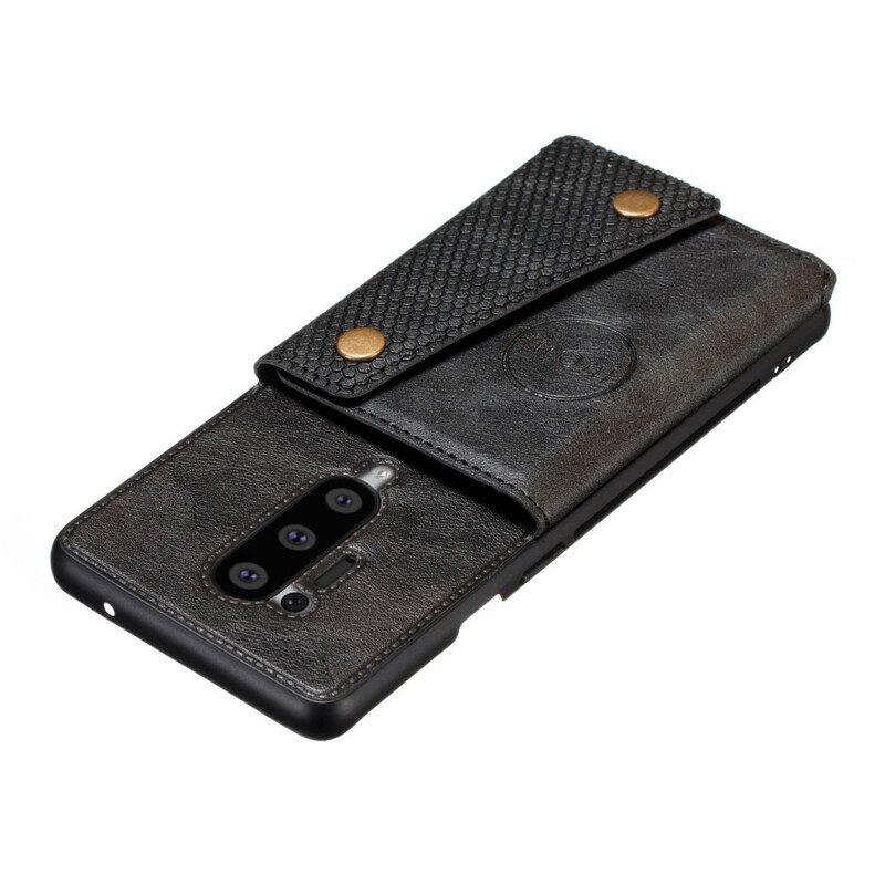 Skal För OnePlus 8 Pro Plånboksfodral Snap-plånbok