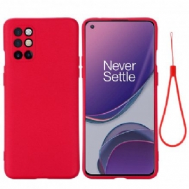 Skal För OnePlus 8T Flytande Silikon Med Snodd