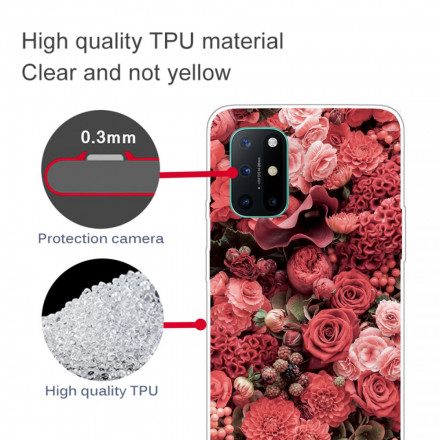 Skal För OnePlus 8T Intensiva Blommor