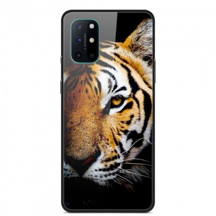 Skal För OnePlus 8T Realistisk Tiger Härdat Glas