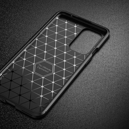 Skal För OnePlus 9 Flexibel Kolfiberstruktur