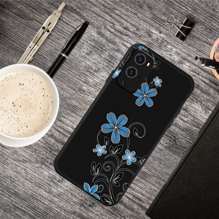 Skal För OnePlus 9 Pro Blå Blommor