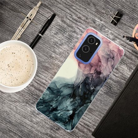 Skal För OnePlus 9 Pro Färgad Marmor