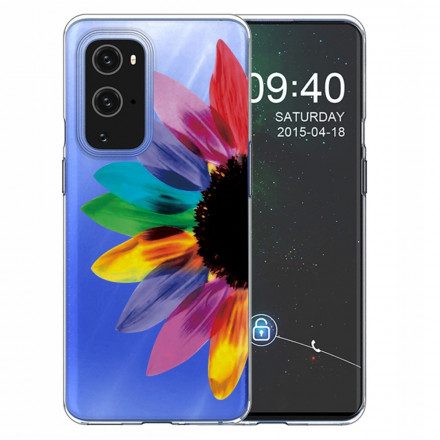 Skal För OnePlus 9 Pro Färgstark Blomma