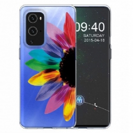 Skal För OnePlus 9 Pro Färgstark Blomma