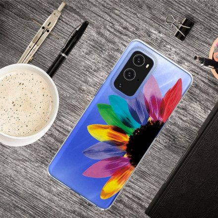 Skal För OnePlus 9 Pro Färgstark Blomma