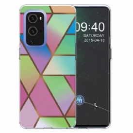 Skal För OnePlus 9 Pro Geometrisk Marmor